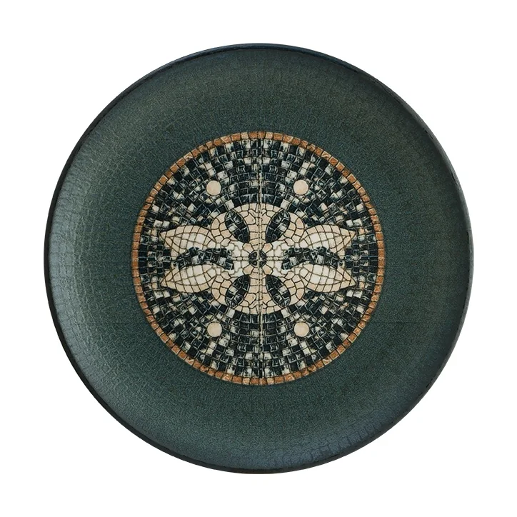 Плоская тарелка Mesopotamia Mosaic Anthracite Gourmet — фото 2
