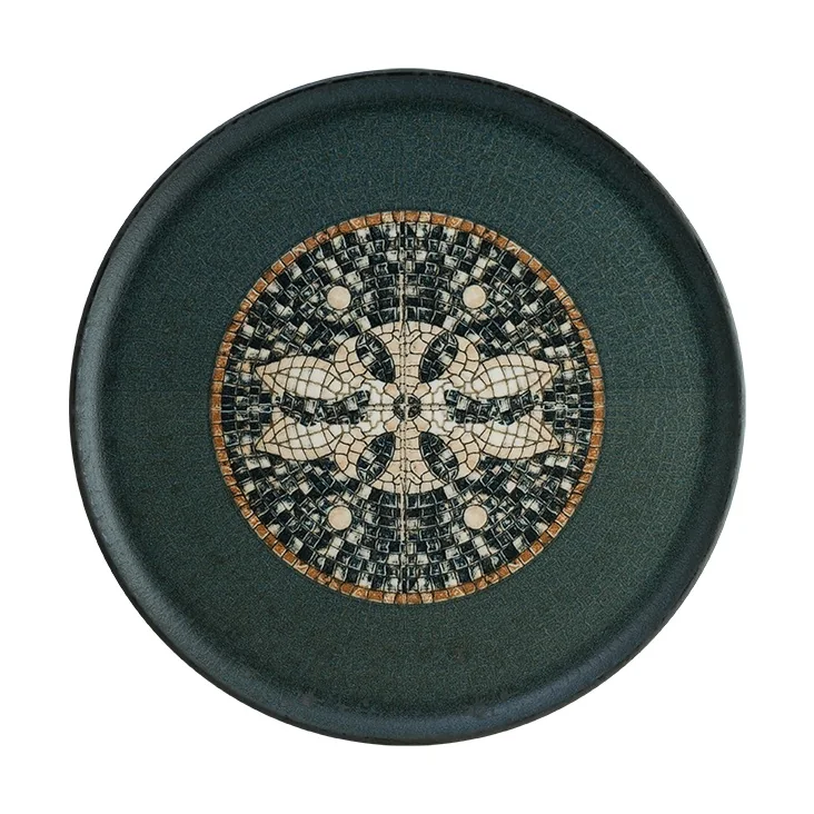 Плоская тарелка Mesopotamia Mosaic Anthracite Gourmet 32 см