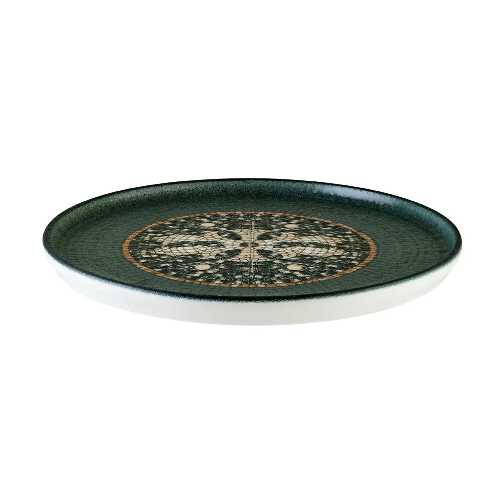 Плоская тарелка Mesopotamia Mosaic Anthracite Hygge — фото 2
