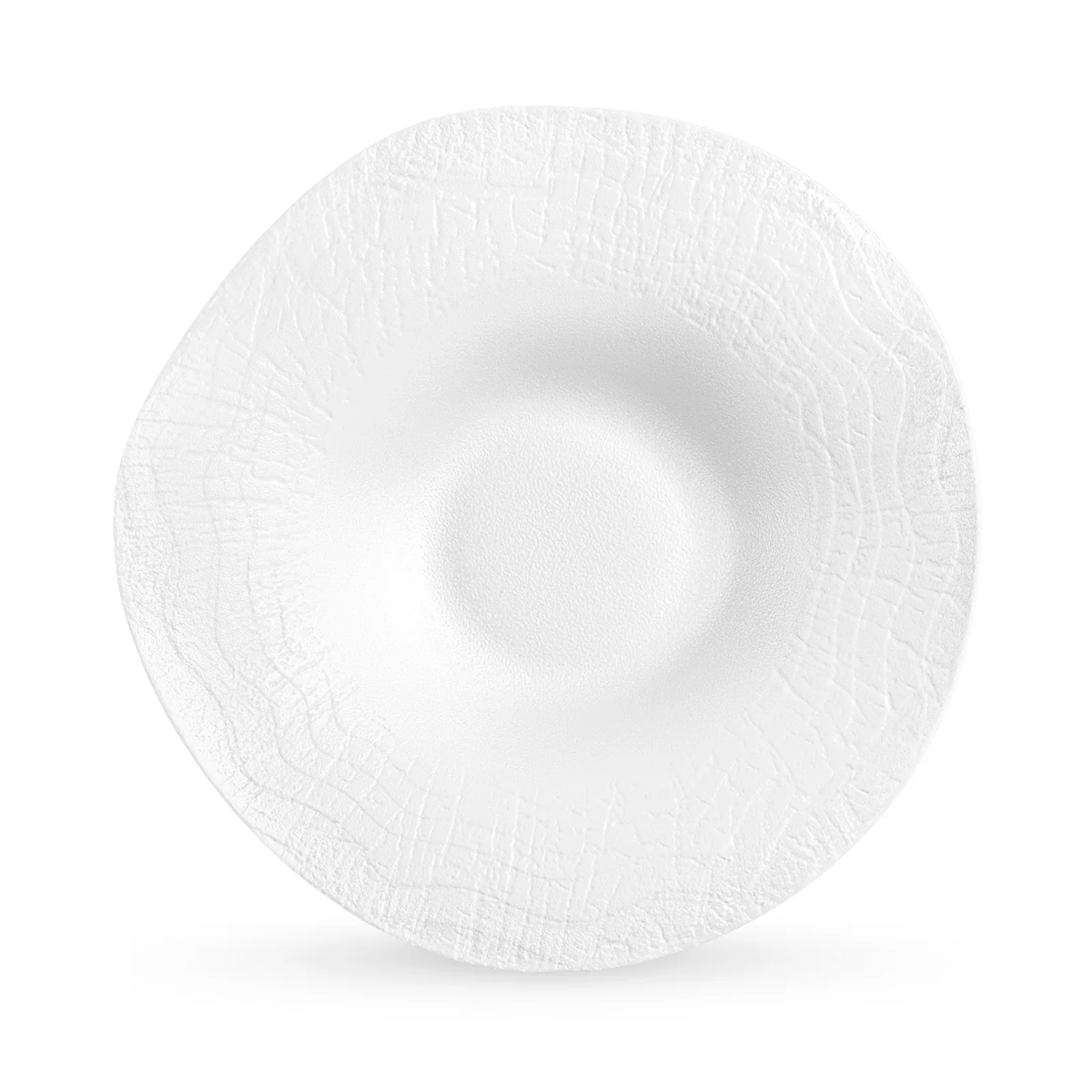 Тарелка глубокая с волнистыми краями Wilmax White Stone 25 см